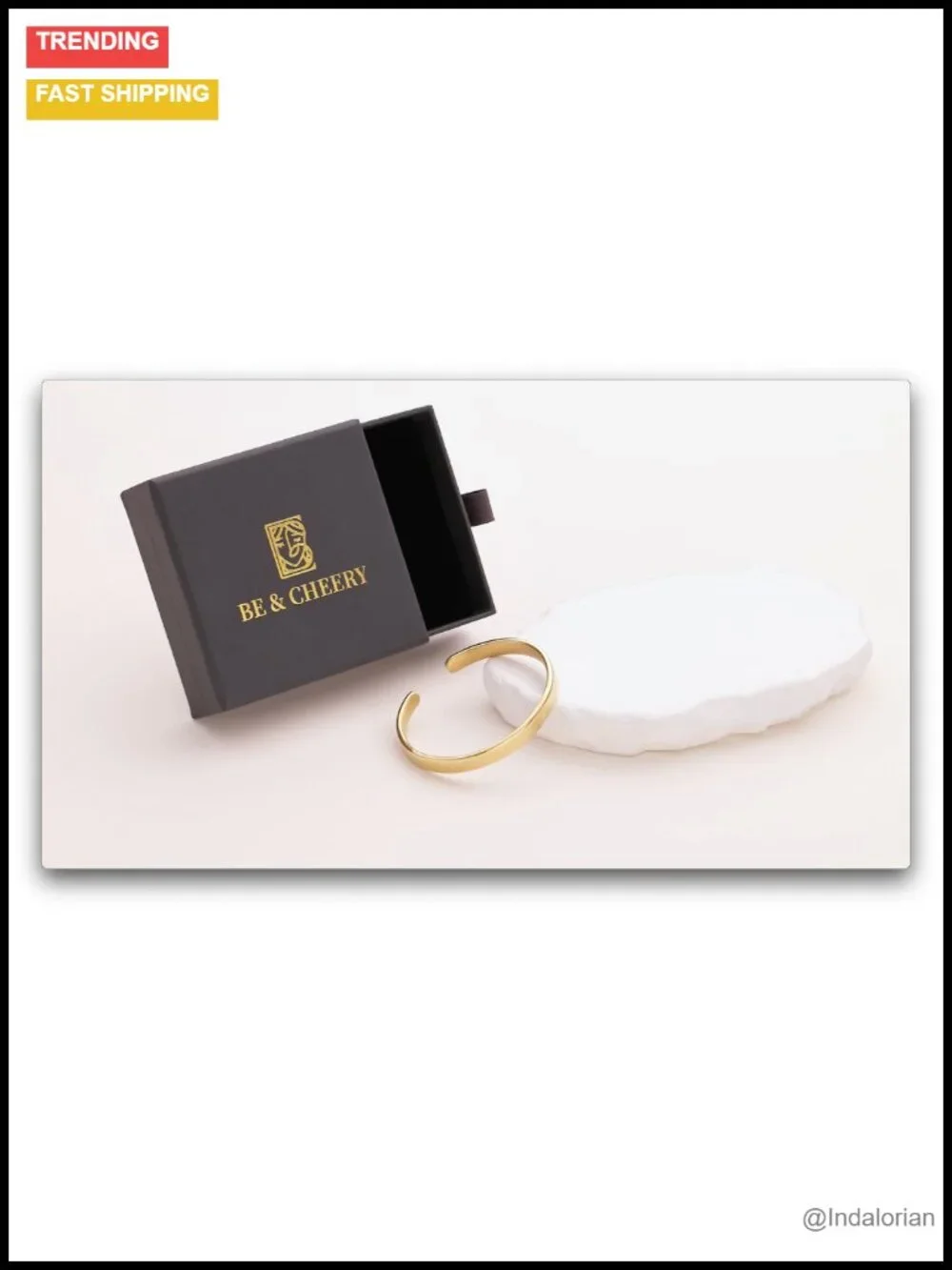 14K Gold Plated Bangle Bracelet Open Cuff Stackable Women's Jewelry